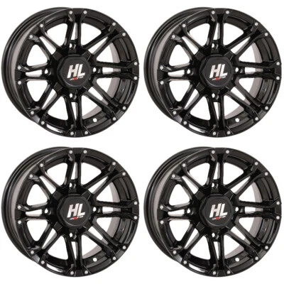 Juego de 4 ruedas ATV/UTV 14 pulgadas High Lifter HL3 negro 4/156 4+3 polos Foto 1 de 4