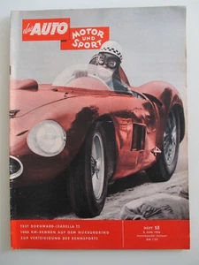 Das Auto Motor und Sport Heft Nr. 12 Juni 1956 Test Borgward Isabella TS - Picture 1 of 7