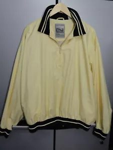 Nicklaus Yellow Windbreaker V-Neck Pullover Men's Size XL Beach Golf Boating - Picture 1 of 9