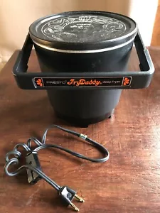 Freidora eléctrica vintage Presto FryDaddy 1 cuarto modelo 01/FDF1 serie 4878 - Imagen 1 de 5