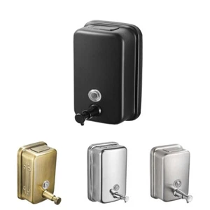 500ML Manual Wall-Mount 304 Stainless Steel Hand Liquid Soap Gel Dispenser - Picture 1 of 12