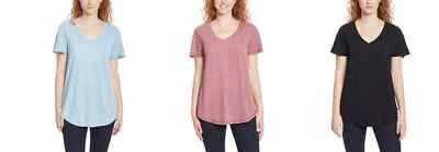 Jessica Simpson Ladies' Knit Flutter Sleeve V-Neck Tee - Image 1 of 4