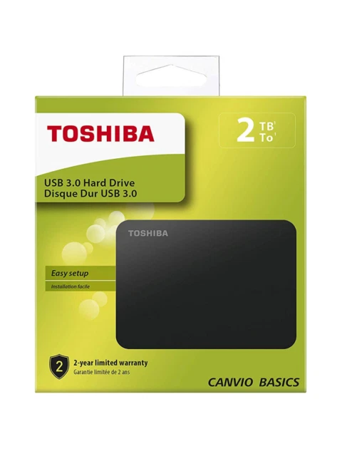 Toshiba Canvio 2TB, 2.5" Disco Rigido Esterno (HDTB420EK3AA)