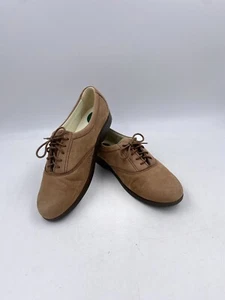 SAS braune bequeme Wildleder-Schnürschuhe Tripad 8,5 M KEINE EINLEGESOHLEN leichte Zehenfalten - Bild 1 von 15