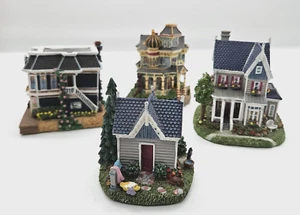 Lot of 4 International Resources LLC Vintage Miniature Houses 2001 - Picture 1 of 19