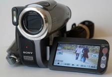 Sony Handycam Dcr-Dvd403 Camcorder Dvd Rw Carl Zeiss Lens. Touch Screen Lcd!