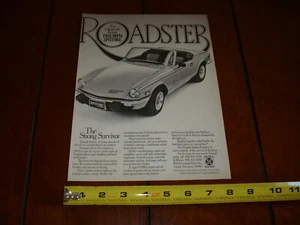 TRIUMPH SPITFIRE ORIGINAL 1978 AD - Bild 1 von 12