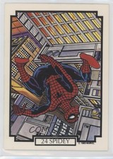 1989 Comic Images Marvel Best of John Byrne Spidey #24 5ui
