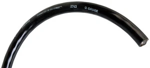 MTX STREETWIRES ZN3-050BLK 1/0 AWG POWER WIRE SPOOL 50 FT - BLACK - Picture 1 of 4