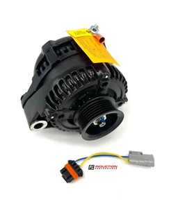 Induction Performance Black 170 Amp Alternator for Toyota Supra 2JZ 2JZGE 2JGTE - Picture 1 of 1