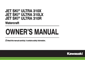 Libro manual del propietario Kawasaki JET SKI ULTRA 310R 2017 - Imagen 1 de 12