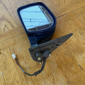 Toyota 4runner Driver Side Rear view Mirror POWER HEATED OEM 99 00 01 02 Black - Picture 1 of 4