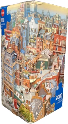 Heye 2000pc Sherlock & Co. by Gobel 2016 jigsaw puzzle Rare Vintage Poster Inc. - Image 1 of 3