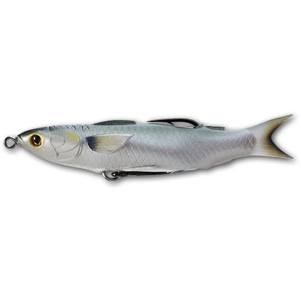 RARE Live Target (MUH135T716) Mullet Topwater - Hollow Body - Silver - Image 1 of 1