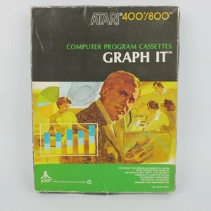 Graph It | Atari 800 | Boxed with Cassettes & Manual | Tracked Post | 1980 - Picture 1 of 12