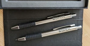 Senator Vintage Pen and Mechanical Pencil Set Black and Silver Tone - Picture 1 of 7