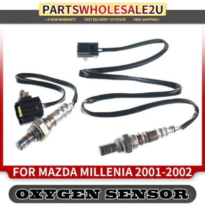 Sensor de oxígeno 2 O2 para Mazda Millenia 2,5 L 2001-2002 aguas abajo delantero y trasero Foto 1 de 4