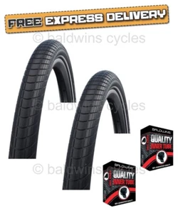 Schwalbe BIG APPLE 20 x 2.0 Puncture Resistant Bike TYRE s TUBE s - Picture 1 of 14