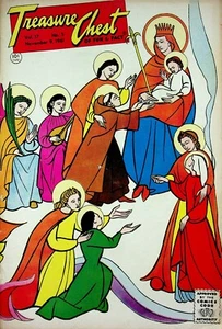Treasure Chest Of Fun & Fact Comic Book Vol 17 # 5 November 9 1961 Bible Jesus - Picture 1 of 3
