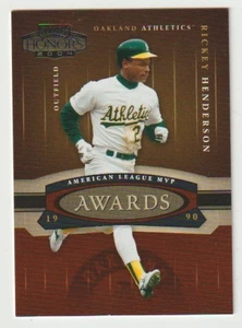 2004 Playoff Honors Awards #A-6 RICKEY HENDERSON Oakland A's /1990 - Picture 1 of 2