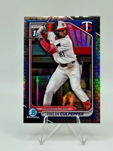 2024 Bowman Draft Kaelen Culpepper 1st Chrome Steel Metal Refractor /100 - Picture 1 of 2