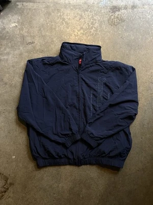 Chaqueta deportiva FW20 Supreme con logotipo lateral azul marino resistente al agua talla M Foto 1 de 4