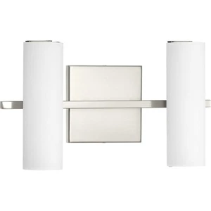 Progress Lighting P300186-30 Colonnade 2 Light 13-1/4"W - Nickel - Picture 1 of 10