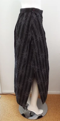 Falda Negra Asimétrica Issey Miyake Años 80 De Colección Talla 10 Cepillo Etiqueta Algodón Japón Foto 1 de 4