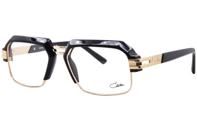 Anteojos para hombre Cazal 6020 001 negro/dorado borde completo marco óptico 55 mm Foto 1 de 4