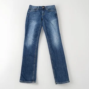 Gap Jeans Donna Taglia 26r Vero Dritto Elasticizzato Lavaggio Medio 29x31 - Foto 1 di 6