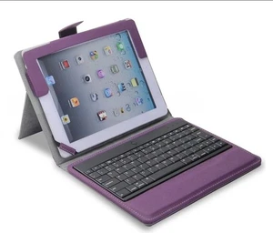 Apple IPad 2,3,4 Generation Removable Wireless Bluetooth Keyboard Case - Picture 1 of 12