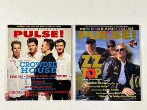 Revistas Crowded House on 2 Pulse 1991 y 94 + ZZ Top; World Music; Fishbone - Imagen 1 de 7
