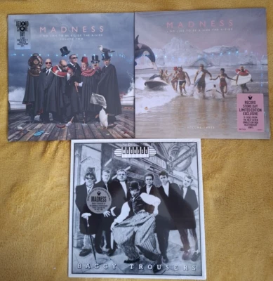 MADNESS - I Do Like To Be B-Side The A-Side II & III + Baggy Trousers 3 x Vinyl - Image 1 of 4