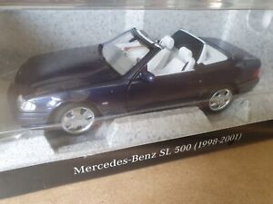 Norev 1:18 MB Mercedes Benz 500 SL Azuritblau Sondermodell Dealer Edition