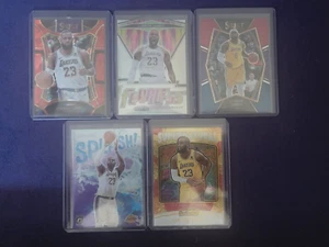 6 LeBRON JAMES Karten! Lights Out, Bomb Squad, Neon Icon, Mosaic Prizm, Ascension - Bild 1 von 7