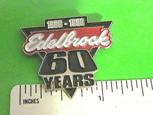 EDELBROCK 60 years - hat pin , tie tac , lapel pin , hatpin GIFT BOXED - Picture 1 of 5