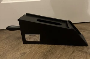French Casino Card Shoe "Le Banquier" Wooden Black - Picture 1 of 3