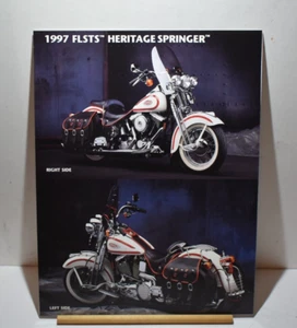 Harley Davidson 1997 folleto de ventas FLSTS Heritage Springer H1 - Imagen 1 de 2