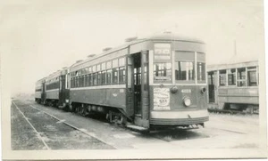 5F968 RP 1950 PHILADELPHIA TRANSPORTATION CO CAR #4128 SOUTHERN YARDS - Picture 1 of 1