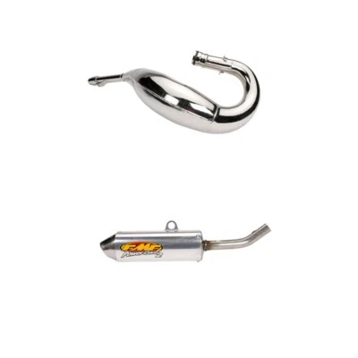FMF FATTY GOLD SERIES PIPE W/ POWERCORE 2  SILENCER SUZUKI 2003-2007 RM125 - Image 1 of 3