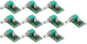 10pcs PAM8403 2 Channel Audio Amplifier Module 3Wx2 Volume Control - Picture 1 of 7