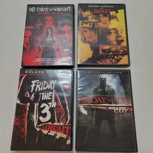 Lot Of 4 Horror/Thriller/Scary Movie Friday The 13th-The Jacket-30 Days Of Night - Picture 1 of 6