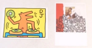 2 x postales artísticas de Keith Haring - Imagen 1 de 3
