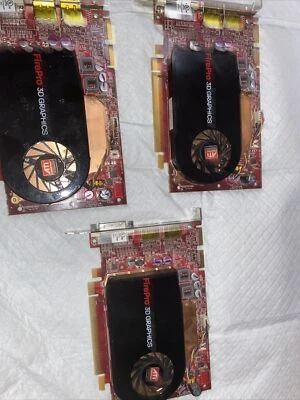 ATI/HP 519292-001 FirePro V5700 512MB GDDR3 Dual DP DVI PCIe 3 Cards V130 - Image 1 of 4