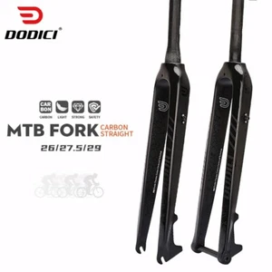 Carbon Fiber Gravel Mountain Road Riding Bike Hard Fork 26/27.5/29er Disc Brake - Picture 1 of 36