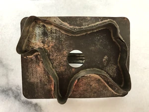 Tagliabiscotti vintage primitivo in metallo cavallo pony capra - Foto 1 di 2