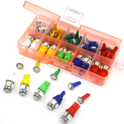 Car LED Dashboard Instrument Light Bulb Auto Accessories T5 T10 LED 5050 SMD - Image 1 of 4