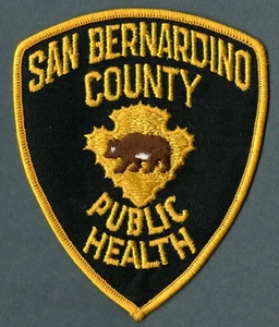 San Bernardino County Kalifornien öffentliche Gesundheit Patch - Bild 1 von 1