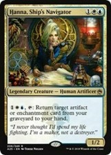 Hanna, Ship's Navigator x1 Magic NM MTG + get 1 free bonus foil rare!