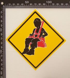 VINTAGE SEAT BELT SAFETY AUSTRALIA ROAD CAR BABY ON  BOARD PROMO STICKER
